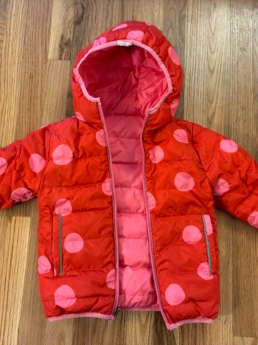 Hanna Andersson Reversible Print Puffer Jacket